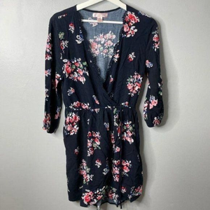Band Of Gypsies‎ Dress Blue Floral